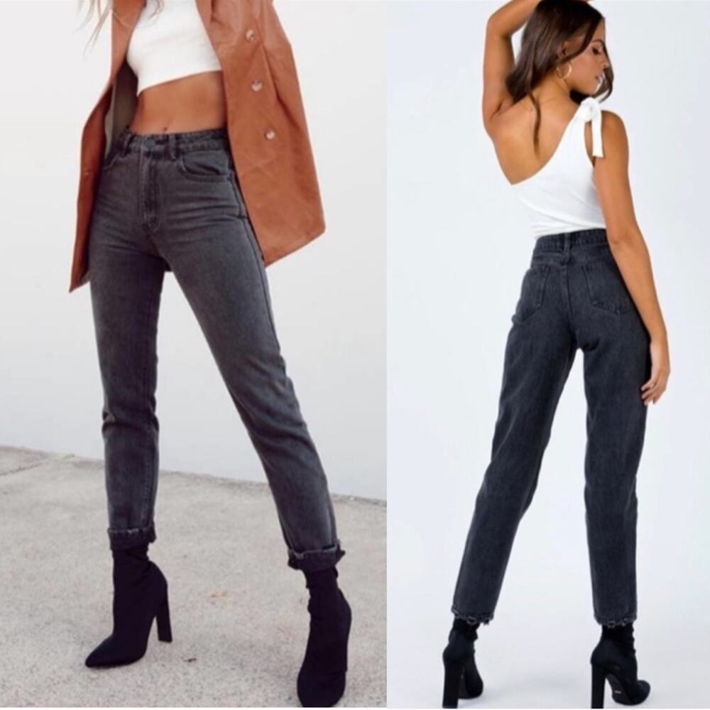Princess Polly High rise Straight leg mom Jeans